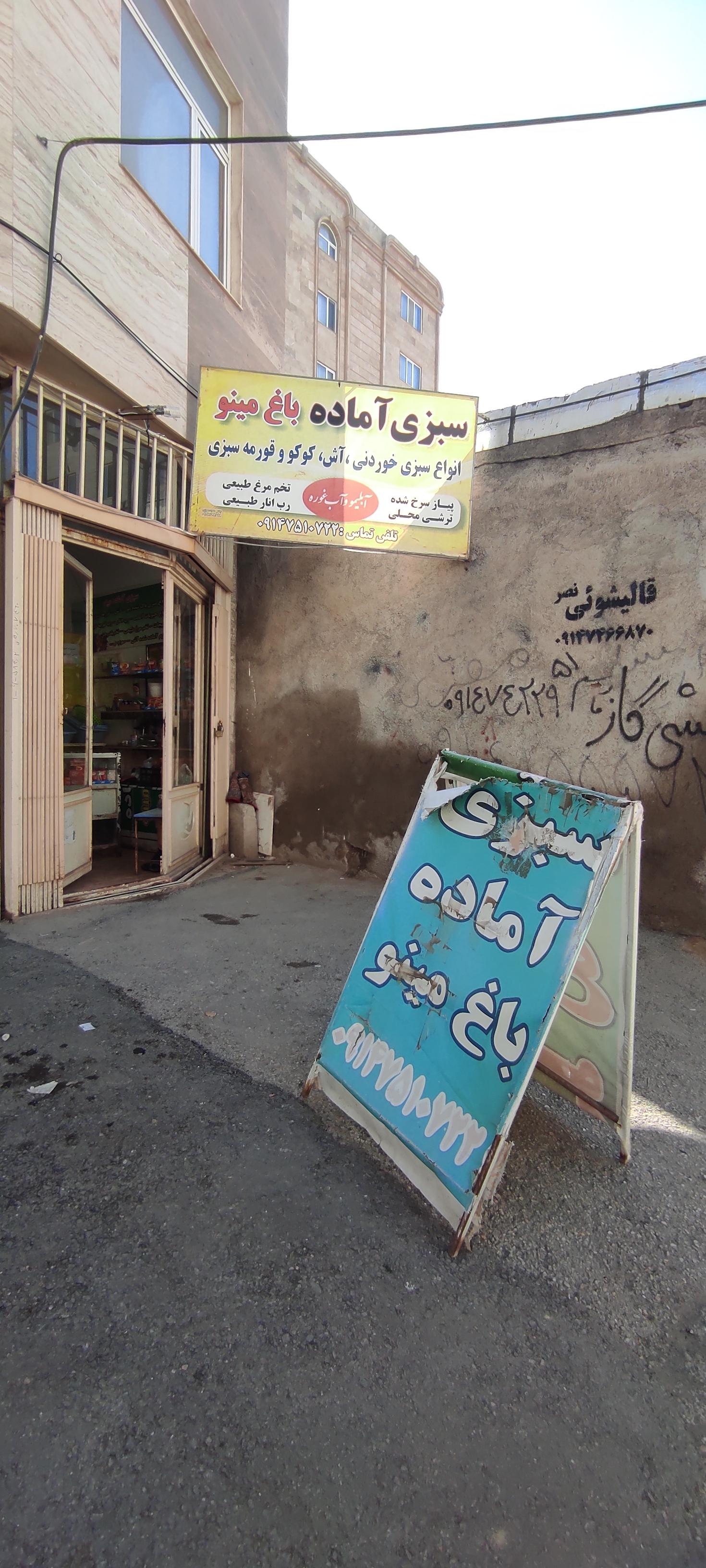 عکس سبزی آماده باغ مینو