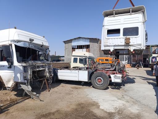 عکس صافکاری کامیون شجاعی پی دی ار