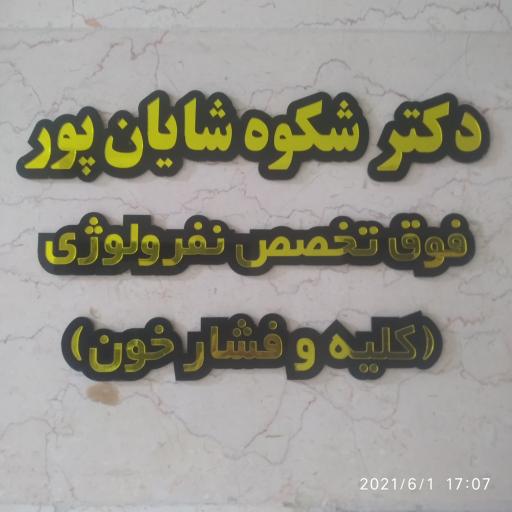 عکس دکتر شکوه شایان پور
