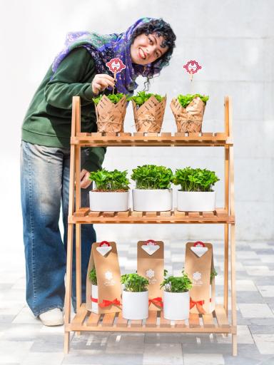 عکس گلخانه گل و مُل