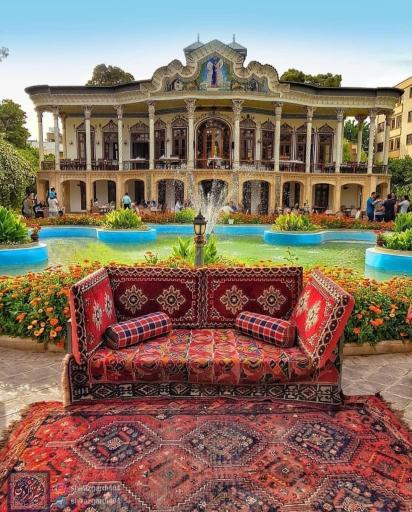عکس باغ و عمارت شاپوری