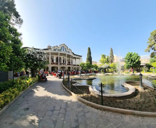 عکس باغ و عمارت شاپوری