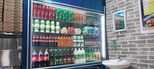 عکس پیتزا ساندویچ تک‌ برگر