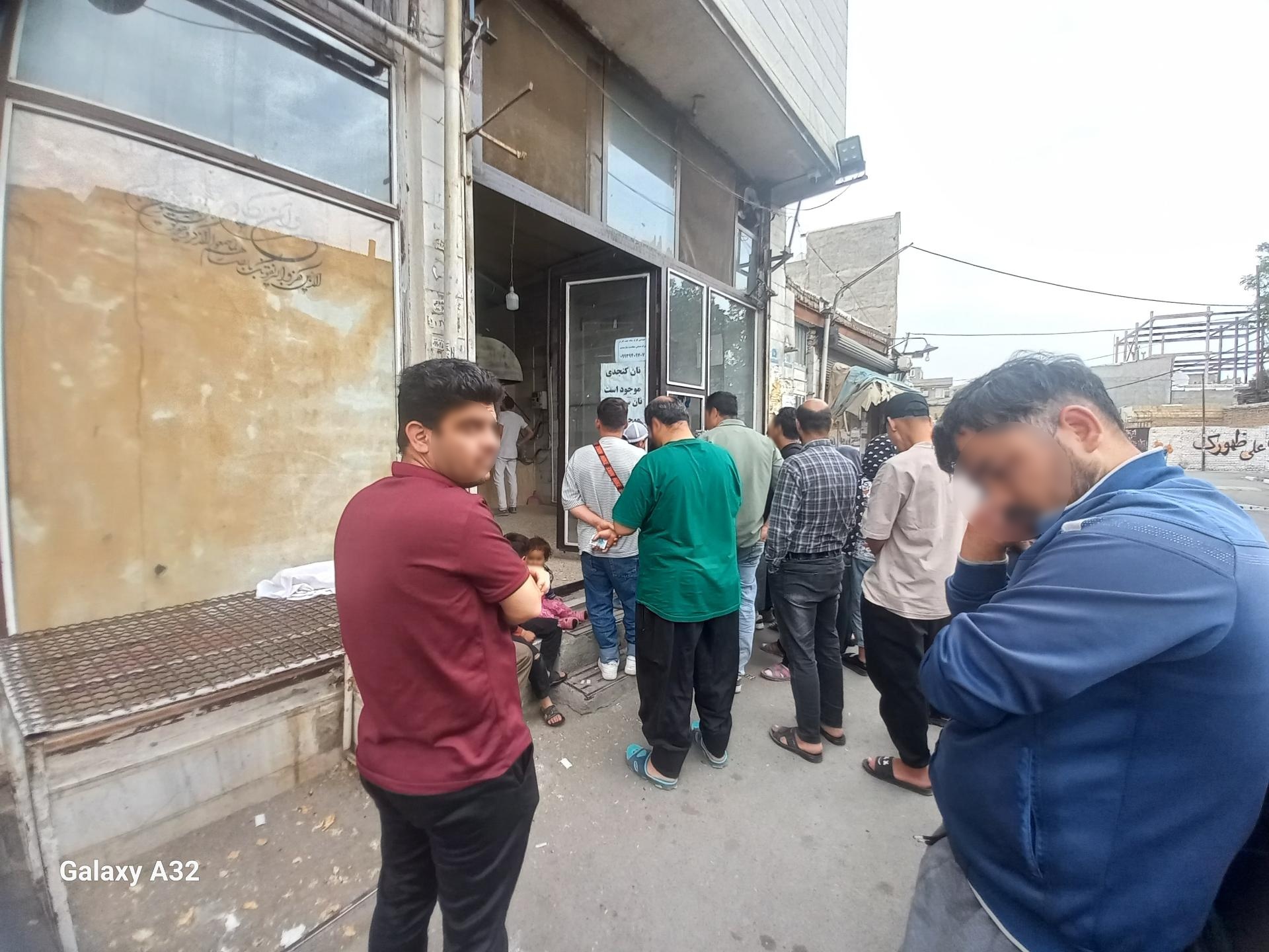 عکس نانوایی سنگکی