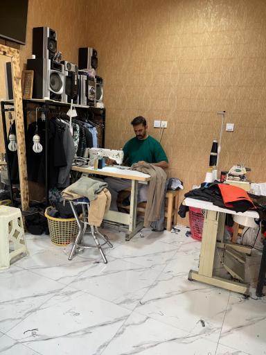 عکس خیاطی امین