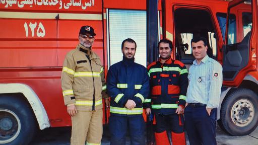 عکس آتش نشانی