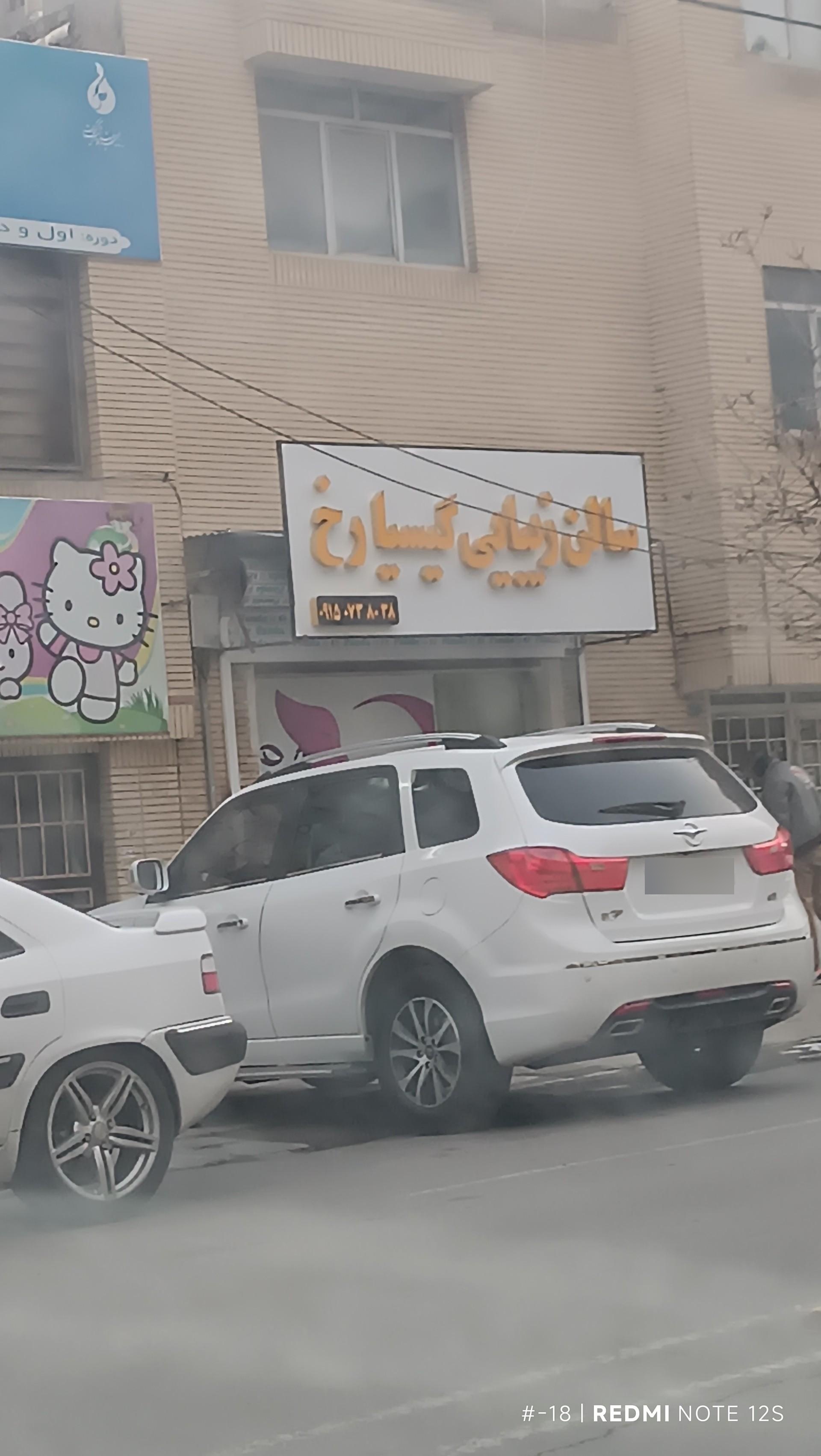 عکس سالن زیبایی گیسیارخ