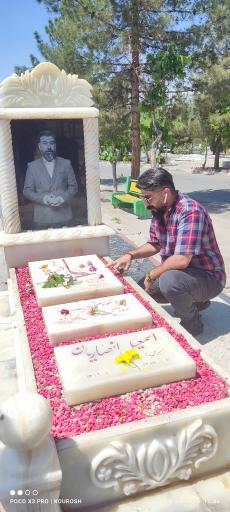عکس مزار علی انصاریان