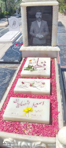 عکس مزار علی انصاریان
