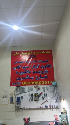 عکس برق اتومبیل علی