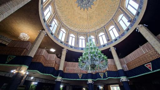 عکس مسجد اعظم قلهک