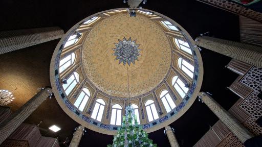 عکس مسجد اعظم قلهک