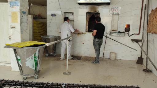 عکس نانوایی سنگکی 