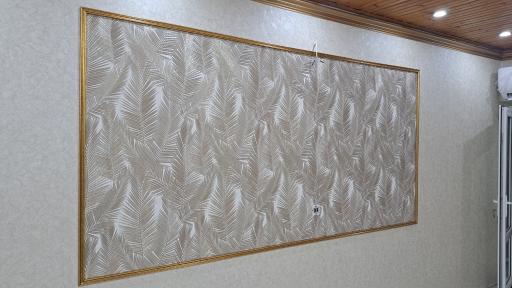 عکس دکوراسیون ترنج کاغذ دیواری