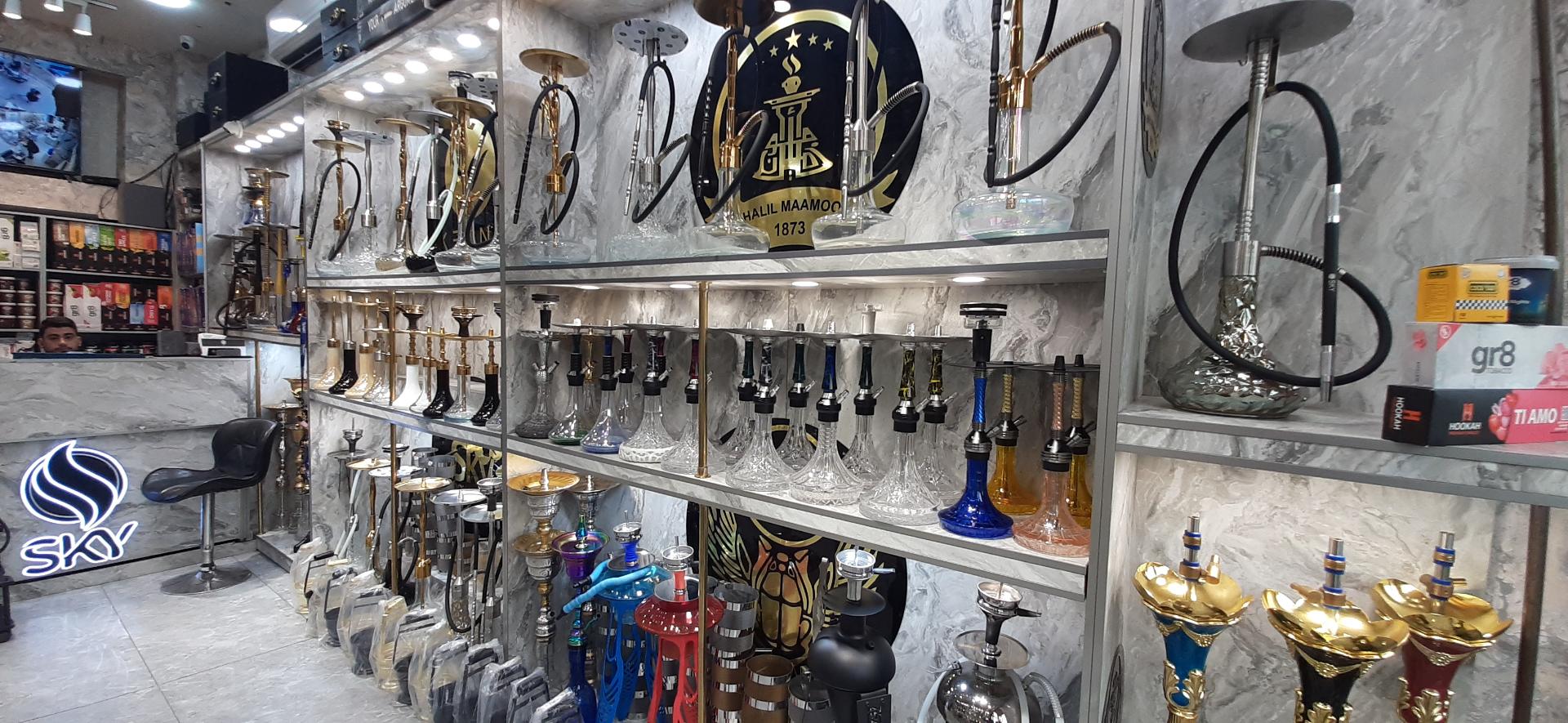 عکس فروشگاه قلیان اسکای