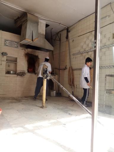 عکس نانوایی سنگک حیدری