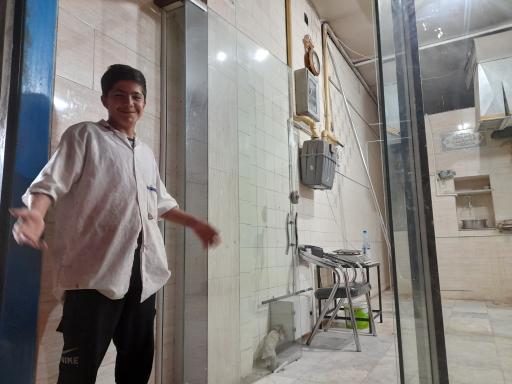 عکس نانوایی سنگک حیدری