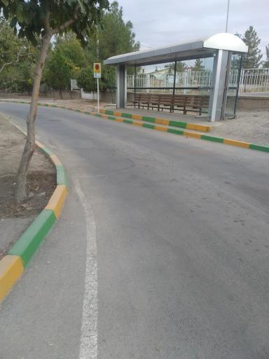 عکس ایستگاه اتوبوس جهاد کشاورزی