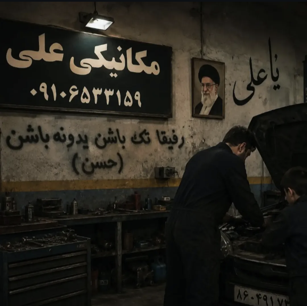 عکس مکانیکی علی سعیدی