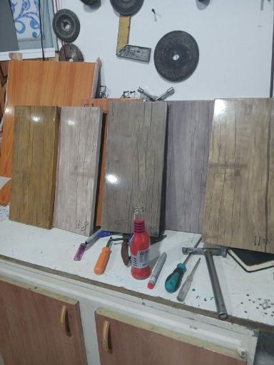 عکس تولیدی کابینت و رنگ کوره ای ماندگار