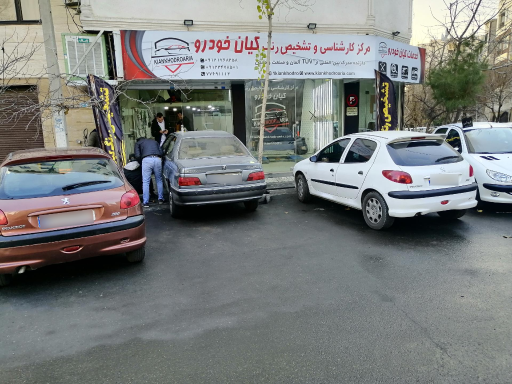 عکس کارشناسی فنی و تشخیص رنگ کیان خودرو