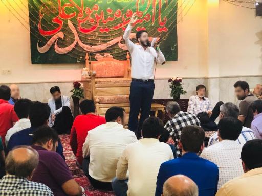 عکس حسینیه بیت الاحزان آیت الله اثنی عشری