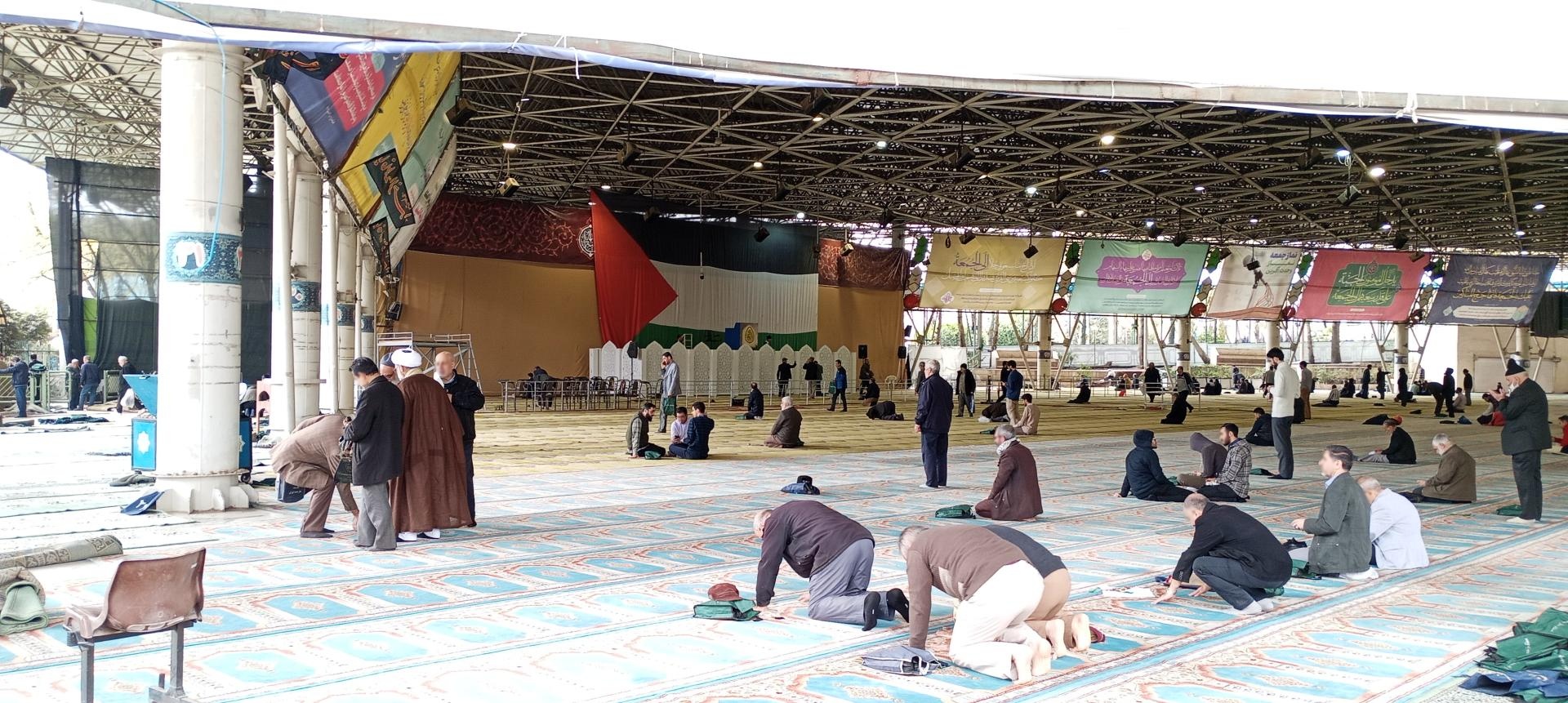 عکس محوطه برگزاری نماز جمعه تهران