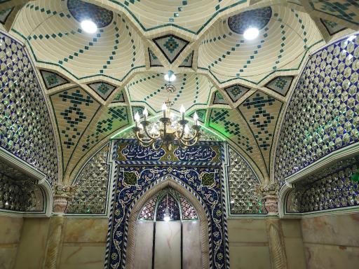 عکس بیت النور عبادتگاه حضرت معصومه