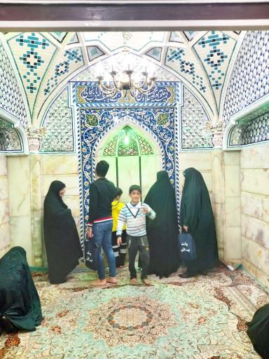 عکس بیت النور عبادتگاه حضرت معصومه