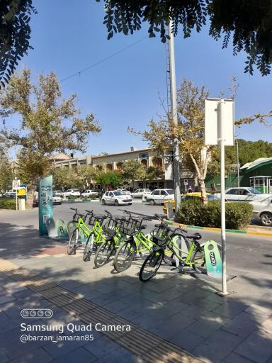 عکس ایستگاه کرایه دوچرخه 