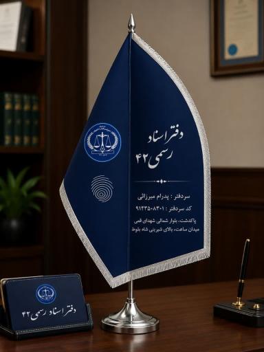 عکس دفتر اسناد رسمی 42 پاکدشت 