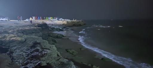 عکس ساحل سنگ سیاه