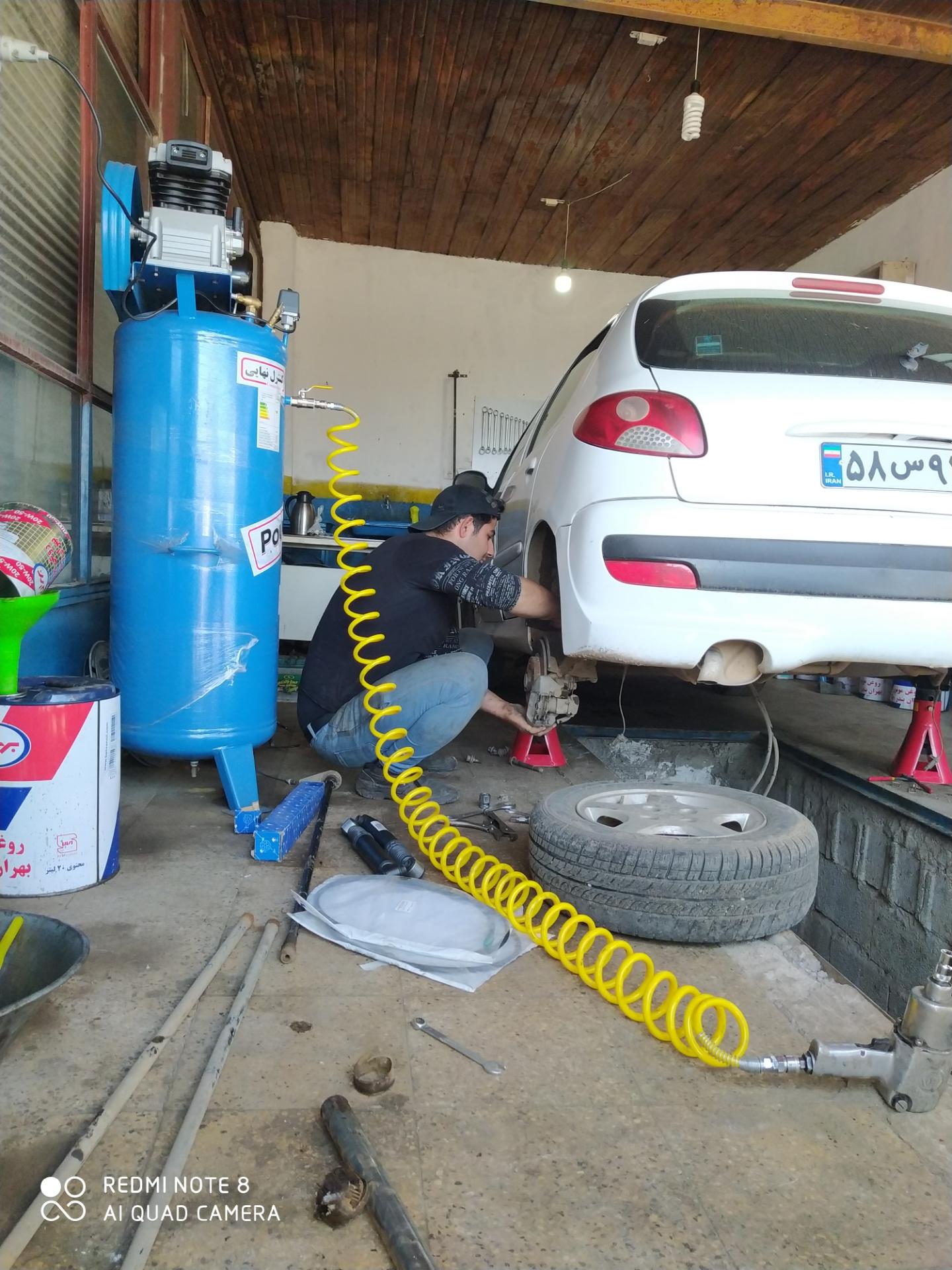 عکس مکانیکی خودرو امید 