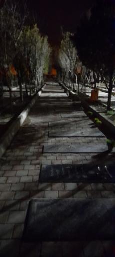 عکس آرامستان بهشت رضوان شهر بومهن