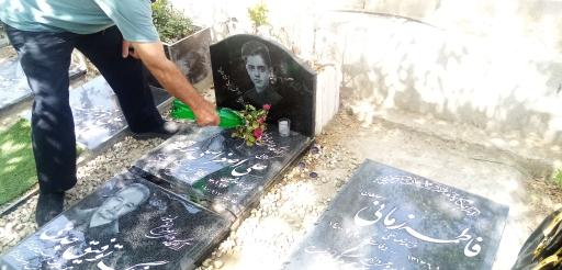 عکس آرامستان بهشت رضوان شهر بومهن