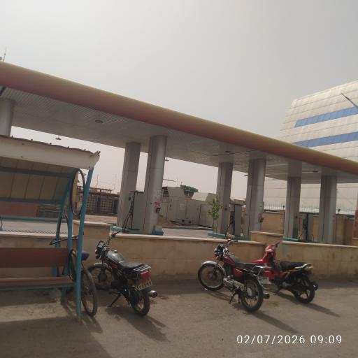 عکس جایگاه گاز CNG مدرس