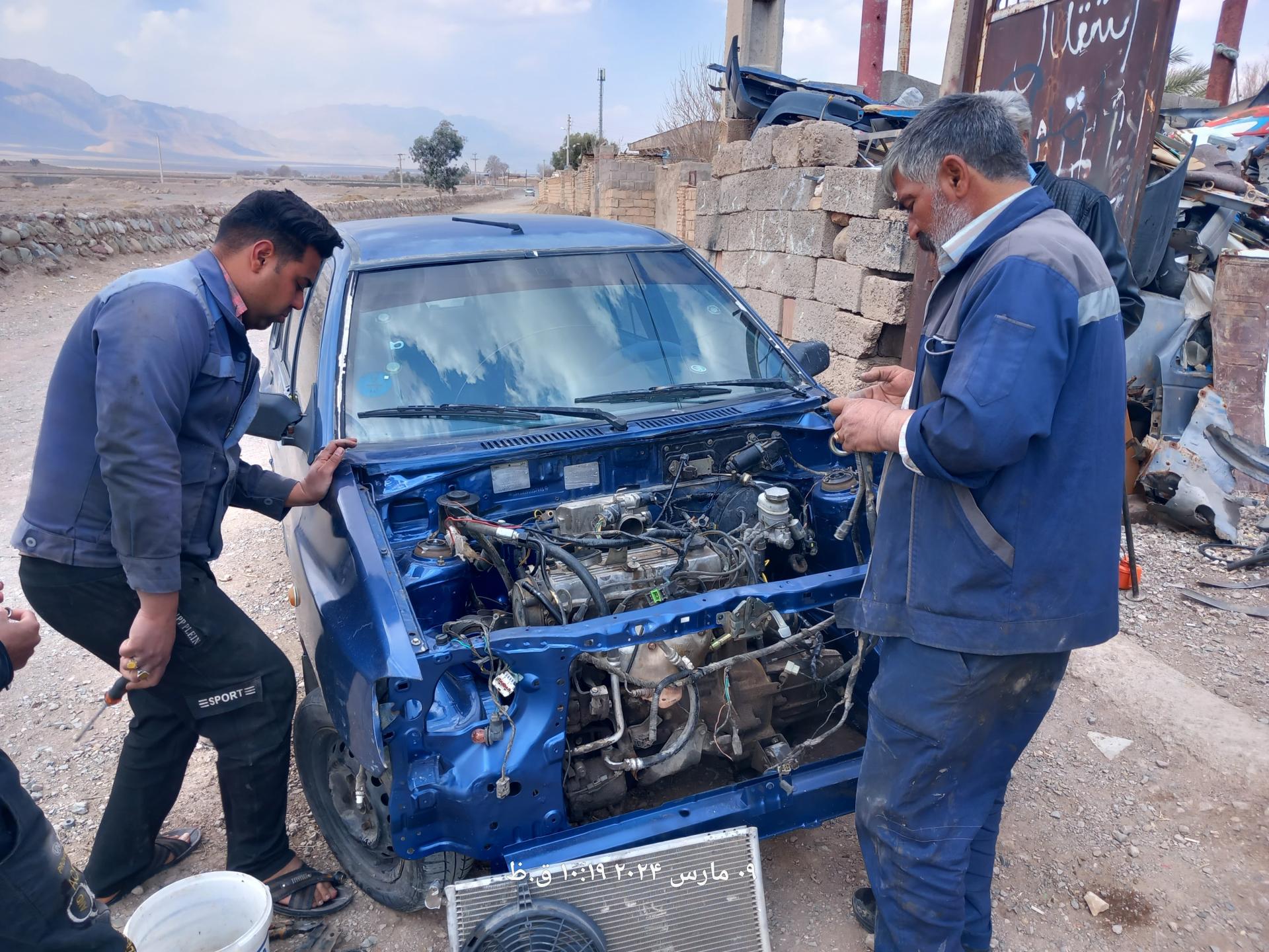 عکس صافکاری، زیر بندی و آهنگری بستانی
