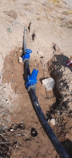 عکس لوله کشی و جوشکاری لوله پلی اتیلن آرش