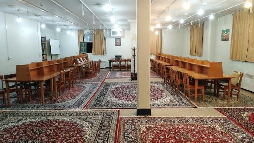 عکس کتابخانه شهید مطهری مسجد چهارده معصوم 