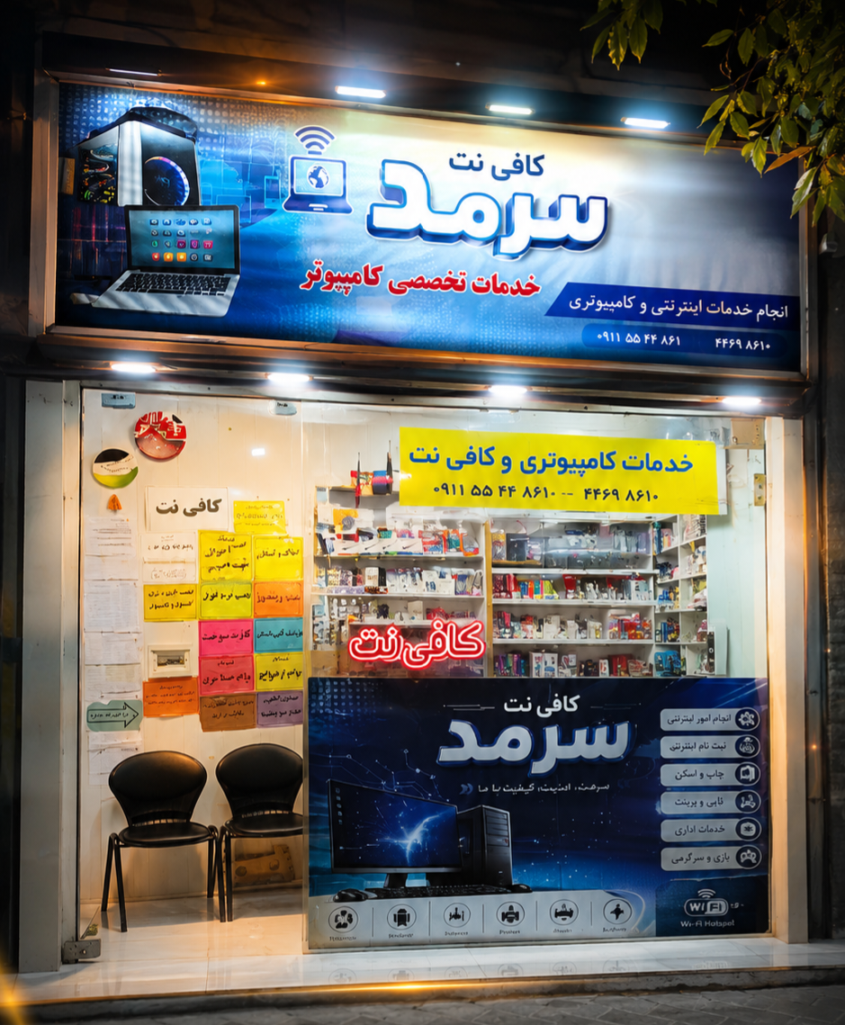 عکس کافی نت سرمد