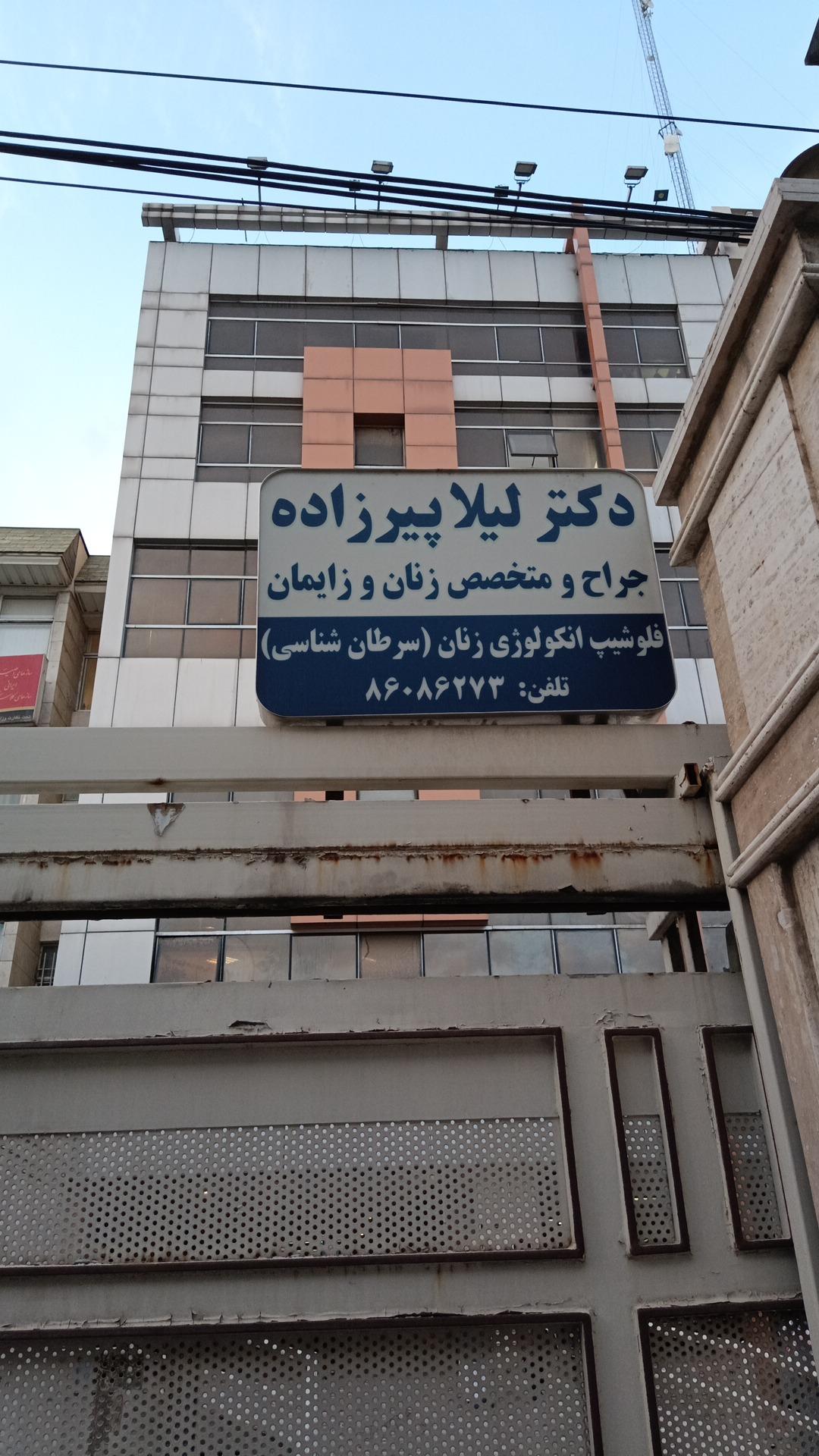 عکس دکتر لیلا پیرزاده