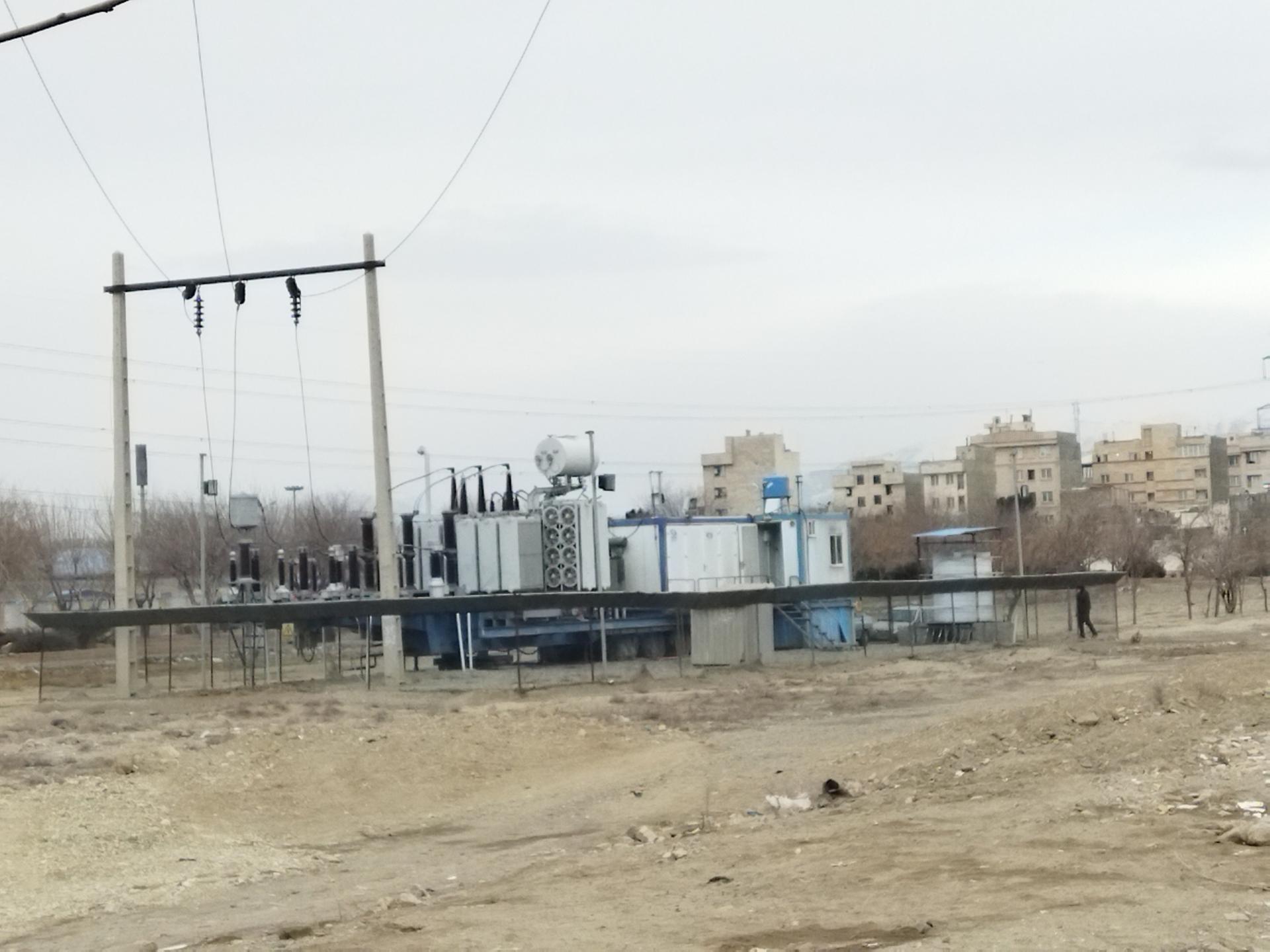 عکس پست برق سیار مهرزاد