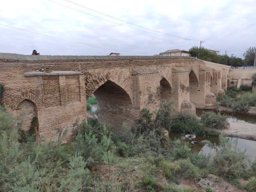 عکس پل تاریخی آق قلا