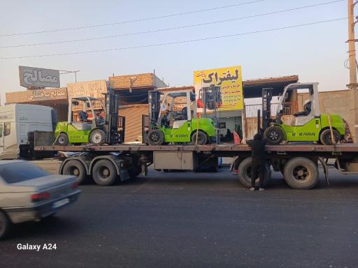 عکس جرثقیل و لیفتراک شمس آباد