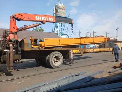 عکس جرثقیل و لیفتراک شمس آباد