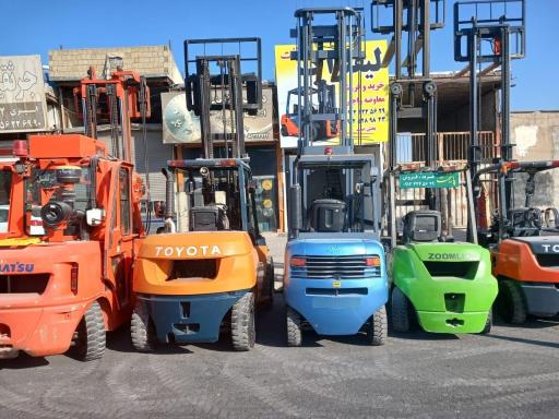 عکس جرثقیل و لیفتراک شمس آباد