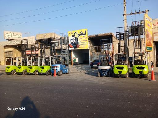 عکس جرثقیل و لیفتراک شمس آباد