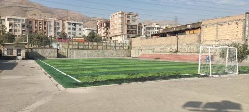 عکس زمین چمن بهاران