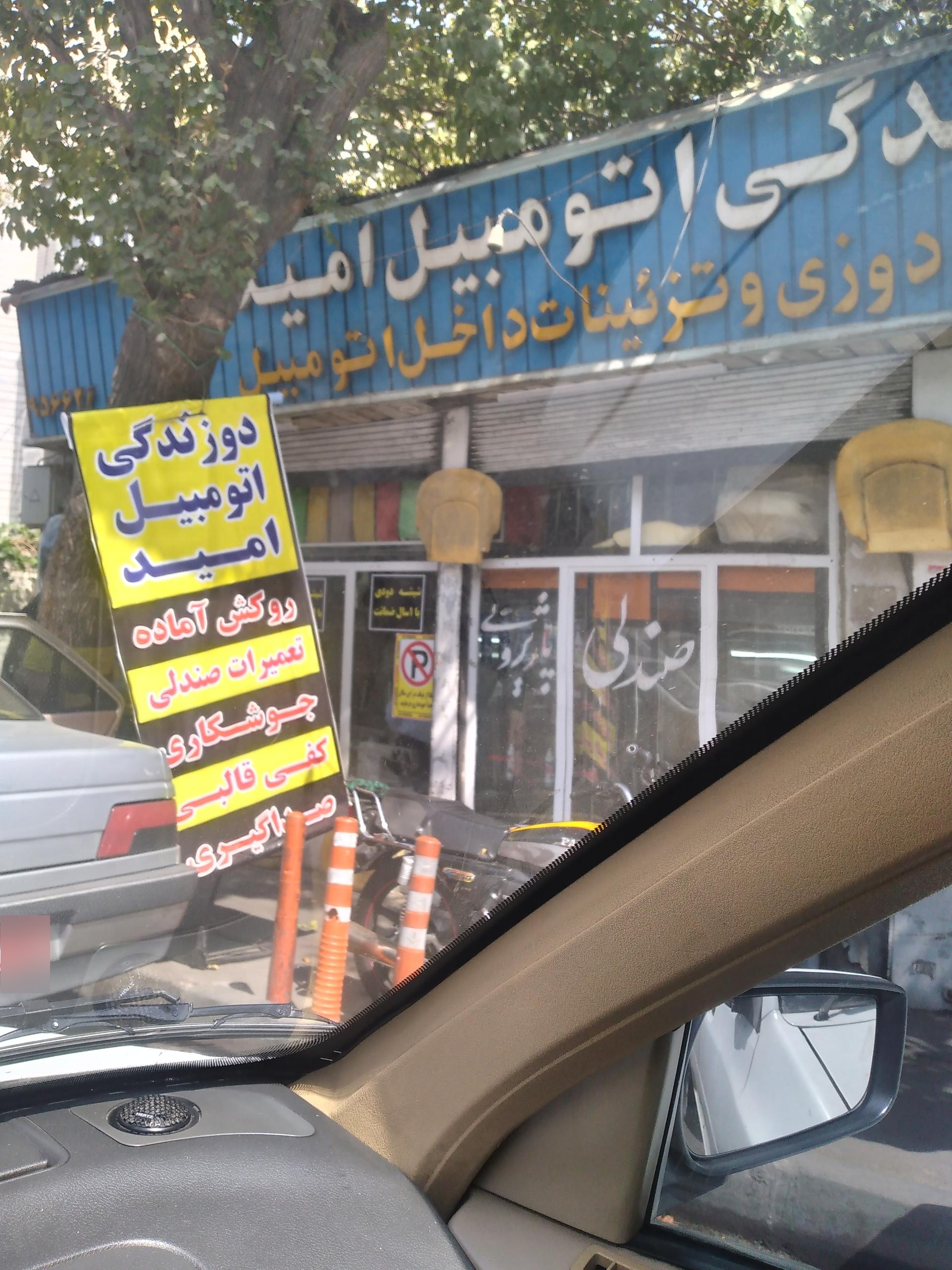 عکس دوزندگی اتومبیل امید 