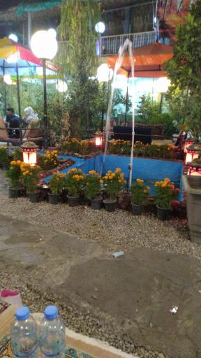 عکس باغ رستوران صدف